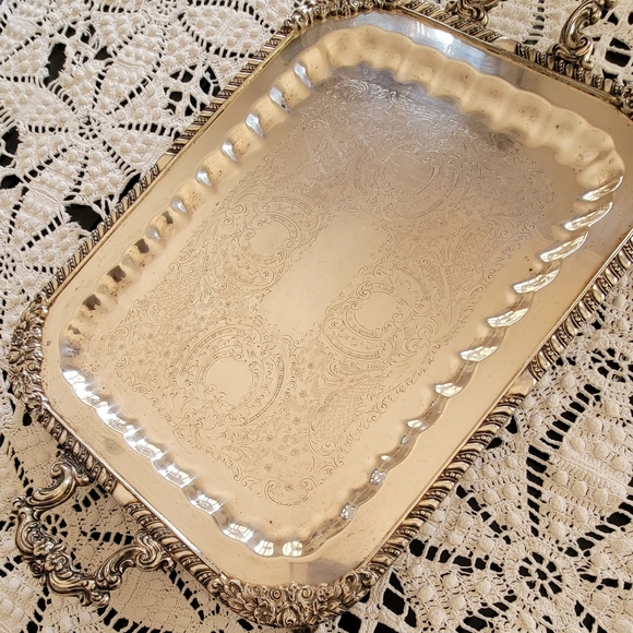 F.B. Rogers - Large Footed Platter - Picture 2 of 8